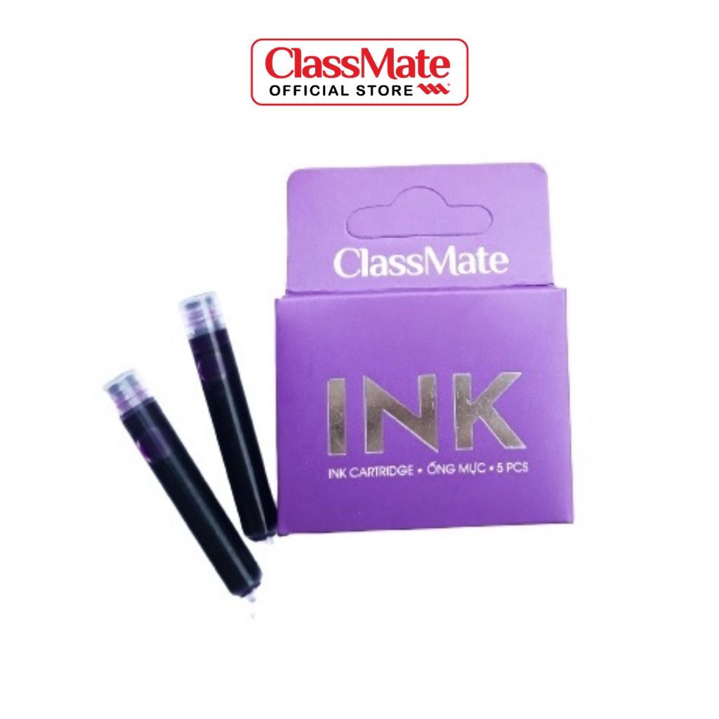 Vỉ Ống Mực Bút Máy CLASSMATE ICHI Ba Màu Xanh Đen TÍm CL-IC101