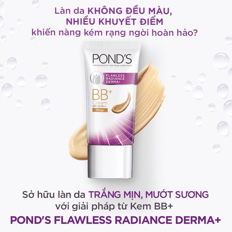 Kem nền che khuyết điểm, kem trang điểm BB cream pond,mềm mịn, mỏng nhẹ 25g