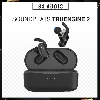 Tai nghe true wireless soundpeats truengine 2 dual dynamic drivers & crossover - hỗ trợ sạc không dây - hàng chính hãng