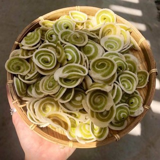 BÁNH TAI HEO NHÍ TRUNG HIẾU VỊ TRÀ XANH TÚI 500GRAM