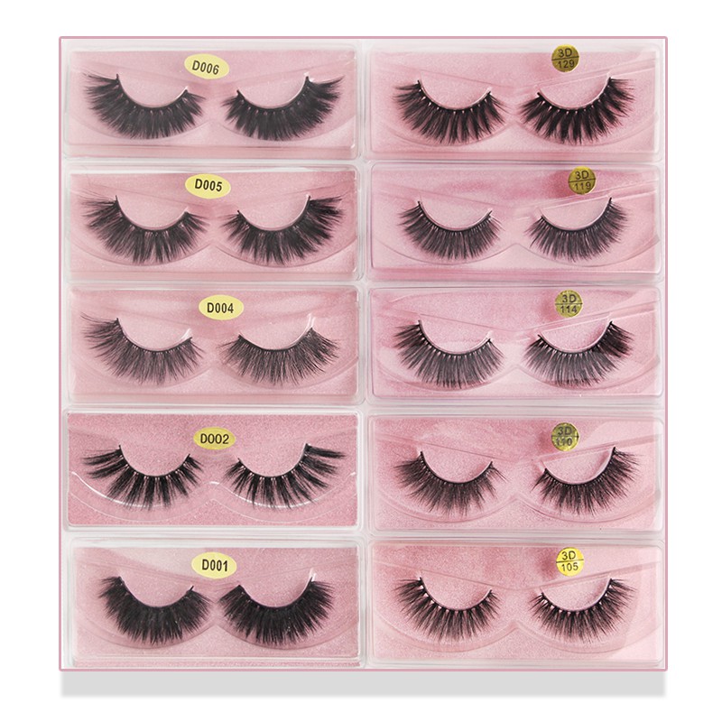 Cặp lông mi giả MAGEFY 3D sợi tơi và mềm mại siêu tự nhiên có độ cong sẵn