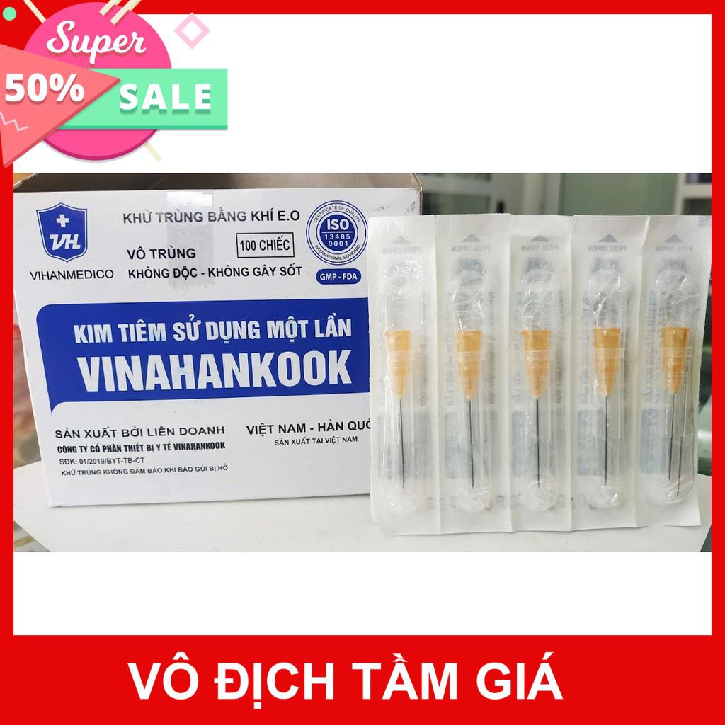 KIM LẤY THUỐC 18G, 20G, 23G 25G (100 CÁI/HỘP)