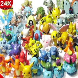 Set 24 Mô Hình Pokemon 2-3cm Dễ Thương