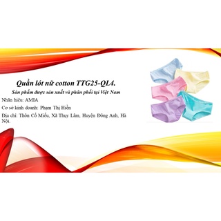 Quần lót nữ cotton TTG25-QL4