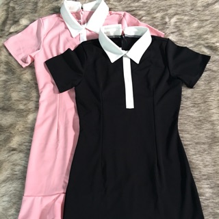Đầm body đuôi cá sơ mi