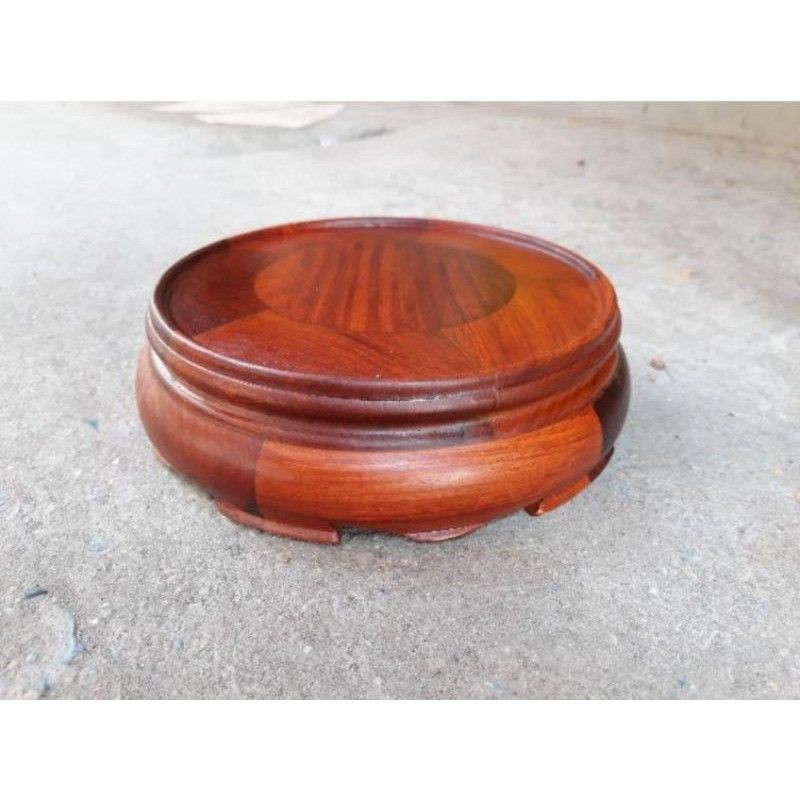 Đế không chân-Kỷ tròn-Chân để bát hương tròn gỗ hương cao cấp .Đường kính từ 10-20cm