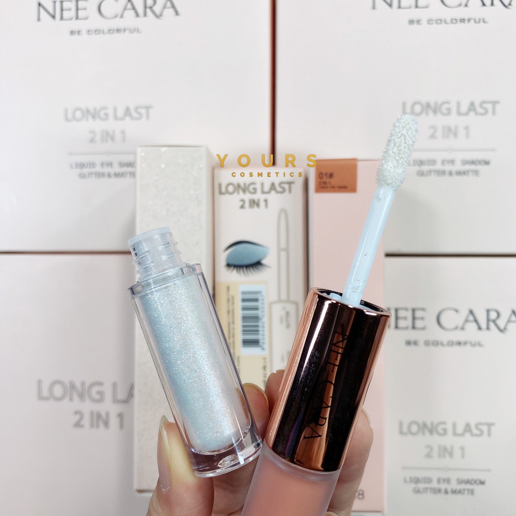 [Auth Thái] Nhũ Mắt Nee Cara Dạng Kem Màu Cam Đất Long Last Eyeshadow Liquid N318 No.01