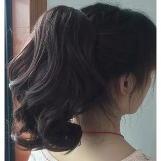 Tóc giả nữ ngoạm xoăn ngắn 25cm ❤️FREESHIP❤️ ngoặm tóc giả xoăn ngắn, tóc giả nữ xoăn ngắn, đuôi tóc giả, quặm tóc giả