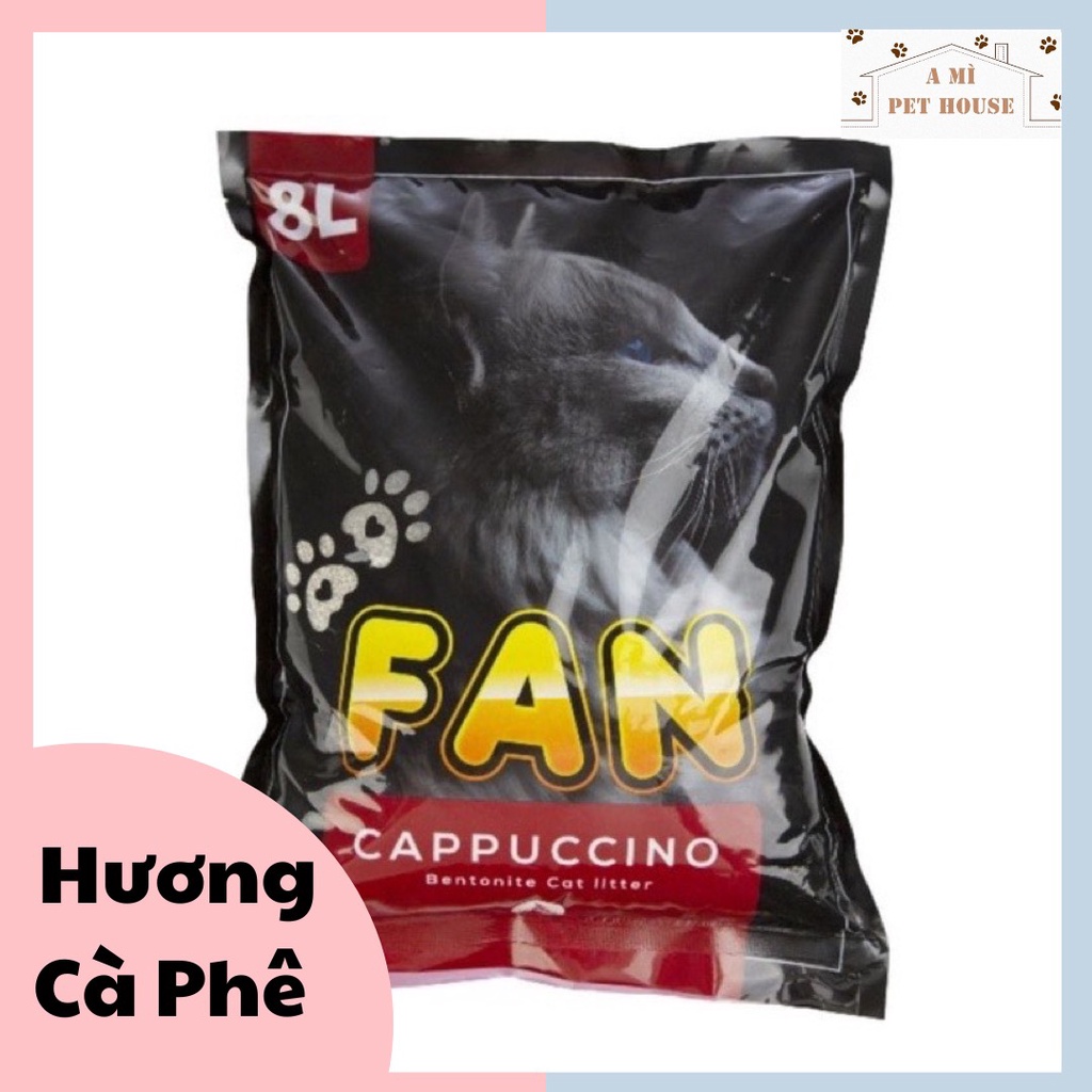 Cát FAN - Cát vệ sinh cho mèo 8L khử mùi, vón tốt