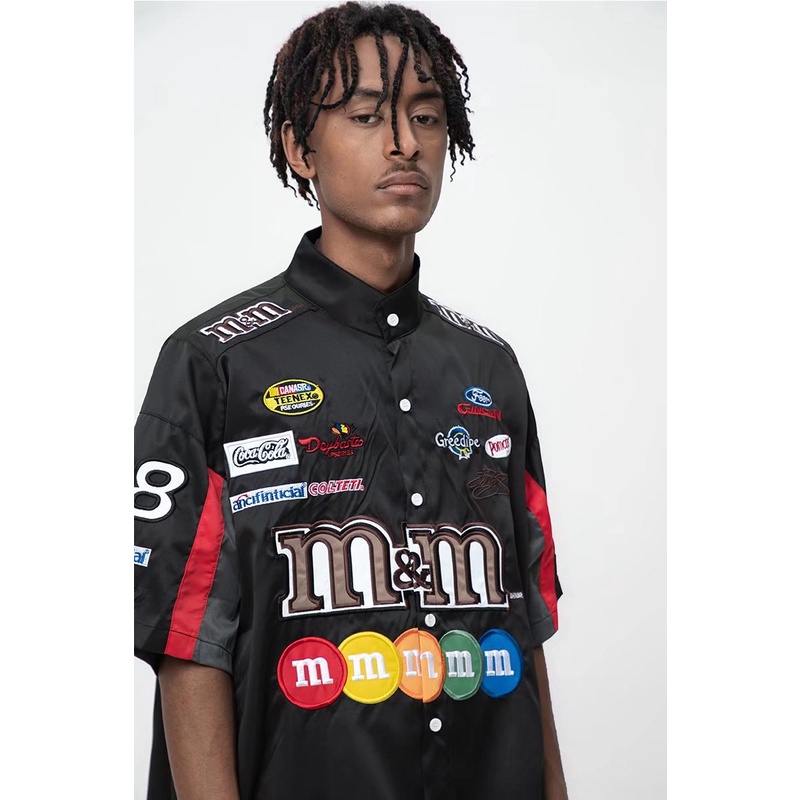 Áo Khoác Bóng Chày Dáng Rộng Phong Cách Hip Hop Mỹ Cổ Điển Size M-2XL Dành Cho Nam