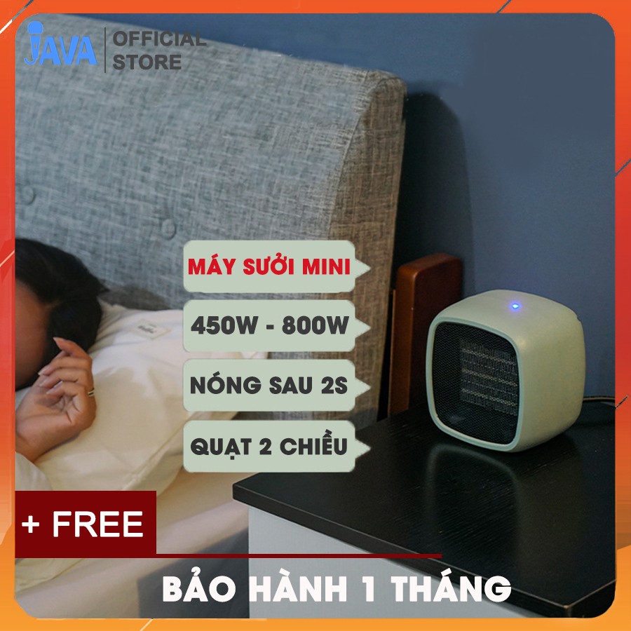 [CÔNG SUẤT 800W LÀM ẤM TRONG 2S] Quạt sưởi mini để bàn, nhỏ gọn và sang trọng, ấm siêu nhanh