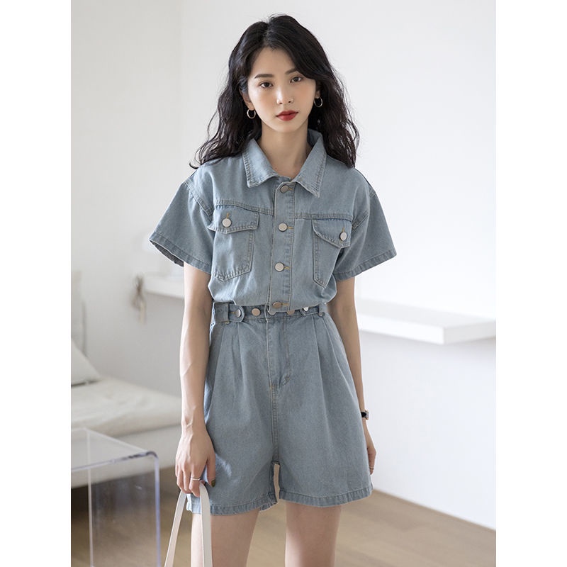Summer jumpsuit, shorts, jumpsuit, short man, tall waist, thin waist, work suit, jumpsuit, denim jumpsuit, girl