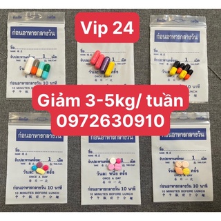 Giảm cân yanhee vip 24 - giảm mạnh mỡ cứng