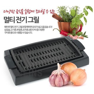 Vỉ nướng điện kitchen flower sản xuất hàn quốc kep-cm101 tách mỡ hàng nhập khẩu chính hãng