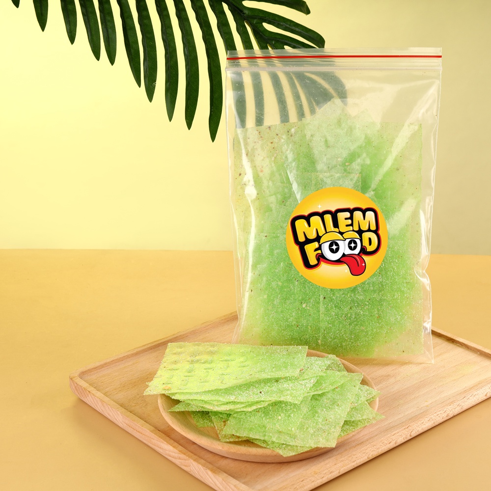 100G Bánh tráng lá DỨA phô mai tây ninh nhà Mlem Food.