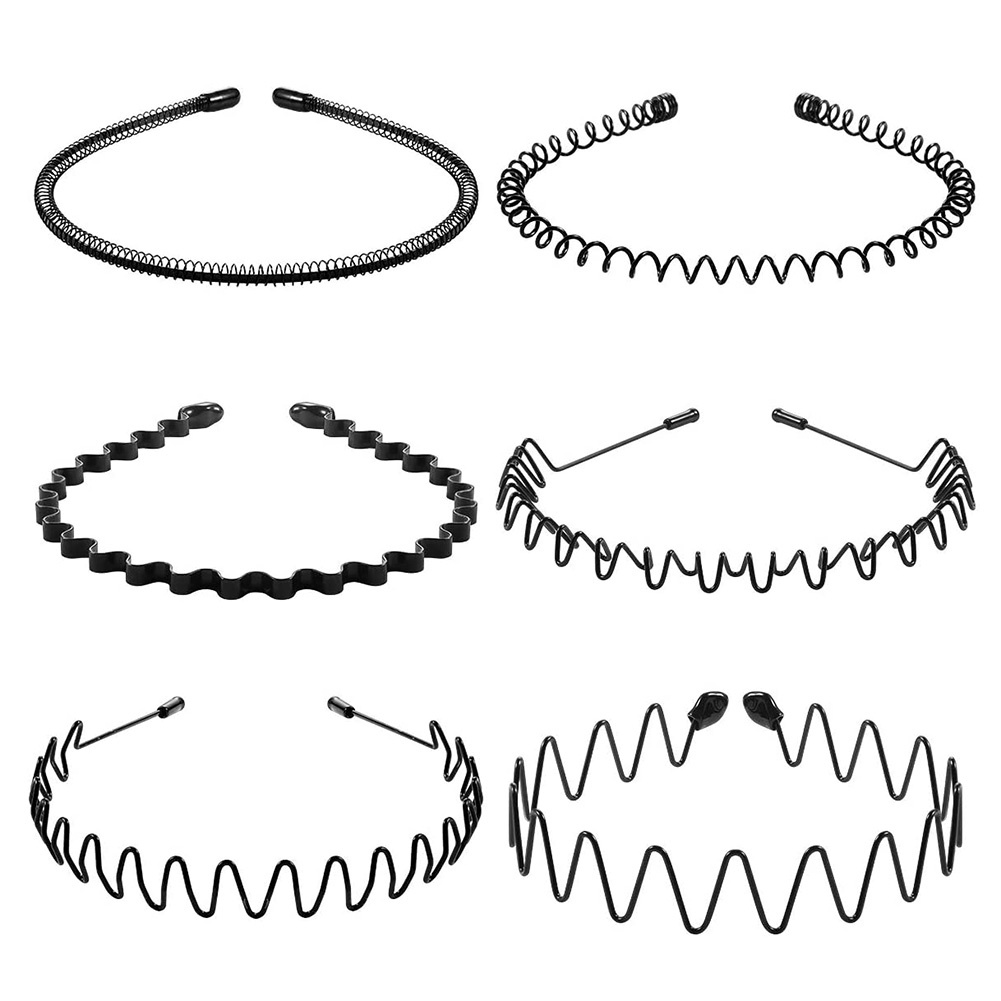 Cài Tóc Kim Loại Gợn Sóng Thời Trang Cho Nam