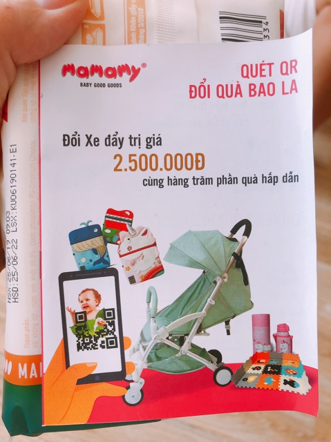 Khăn Ướt Mamamy 100 Tờ Không Mùi Có Nắp.