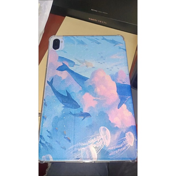 Bao Da PU Máy Ảnh Nắp Lật Có Túi Khí Chống Sốc/Rơi Có Thể Điều Chỉnh Cho Xiaomi Pad 5 Pro 5 11 Inch