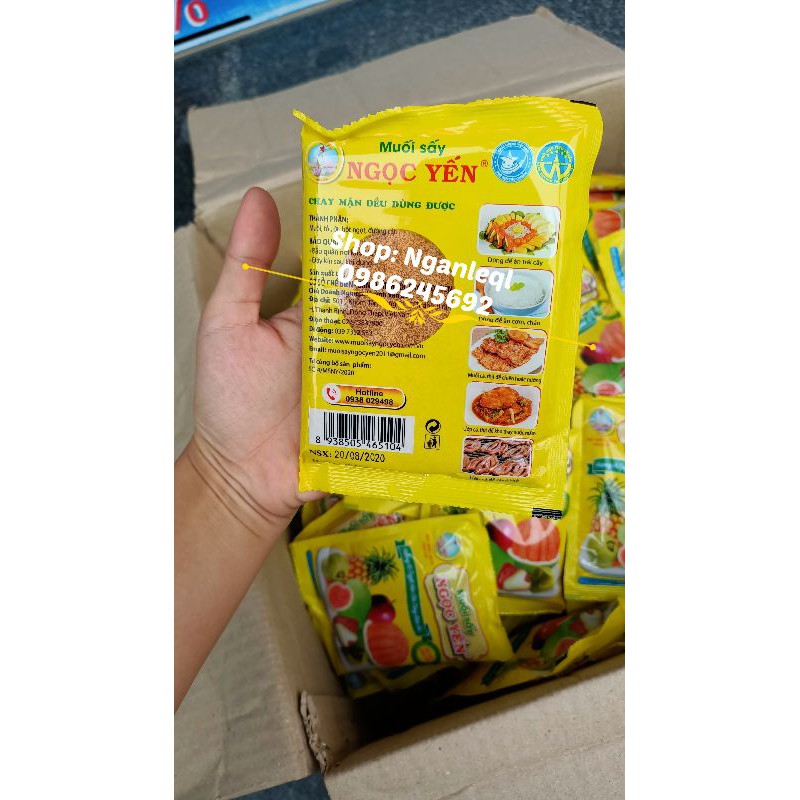 10 gói Muối Ngọc Yến 100g