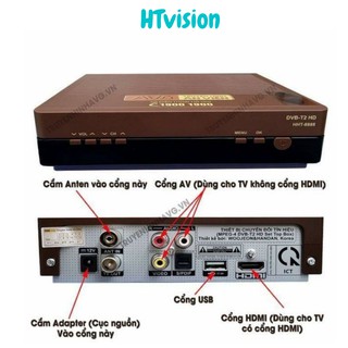Combo đầu t2 an viên hhht-8888 + angten+ 15m dây