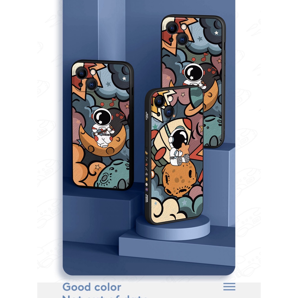 Ốp Điện Thoại Silicon Chống Sốc Họa Tiết Nasa Dành Cho iPhone 7 plus 8 plus xs max xr 11 pro max 12 pro max 13 pro max