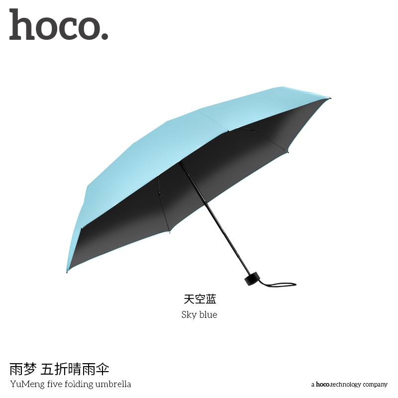 Ô dù che mưa nắng HOCO YuMeng five folding umbrella