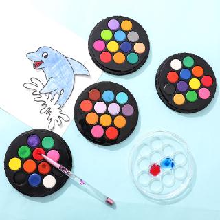 Set 12 / 24 Màu Nước Vẽ Tranh Chuyên Dụng