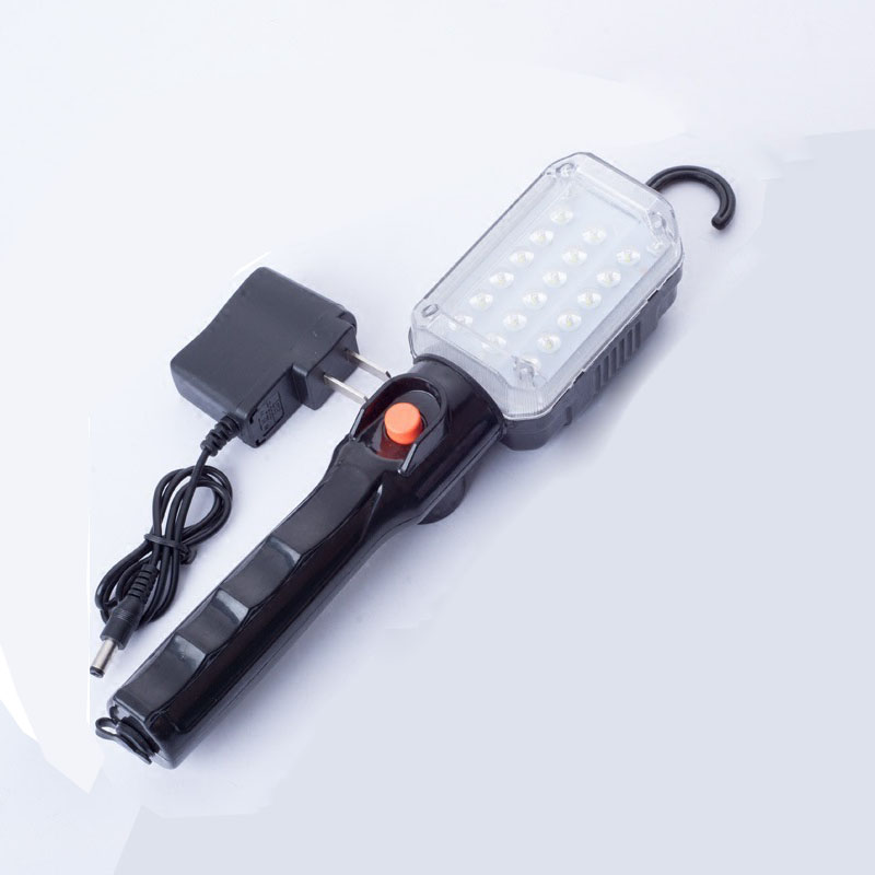 Đèn chiếu gầm ô tô 18 Led sạc điện 220V chiếu sáng sửa chữa , đèn có móc treo và nam châm hút chống rơi