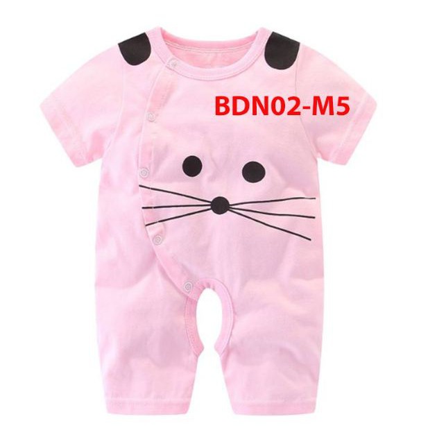 [Bodysuit Xuất Khẩu] Body ngắn dễ thương cho bé trai bé gái BDN02