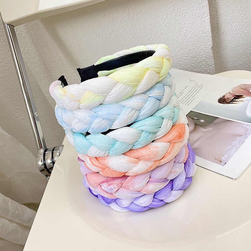 Băng Đô Cài Tóc Dạng Xoắn Phong Cách Hàn Quốc Cổ Điển Thời Trang Xuân Hè Chất Lượng Cao Cho Nữ