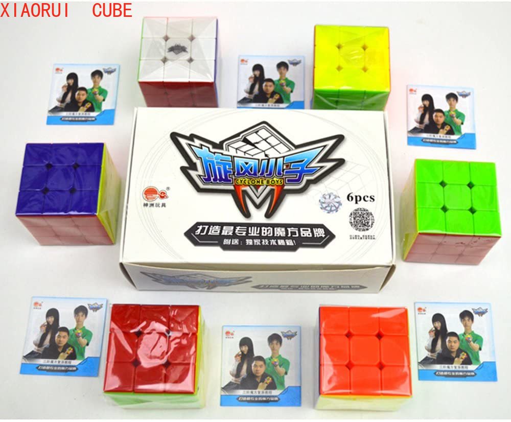 Set 6 Khối Rubik 3x3 X 3 Cho Bé Trai