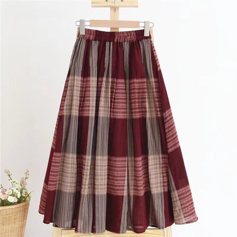 Chân Váy Dài Họa Tiết In Thời Trang Cho Nữ