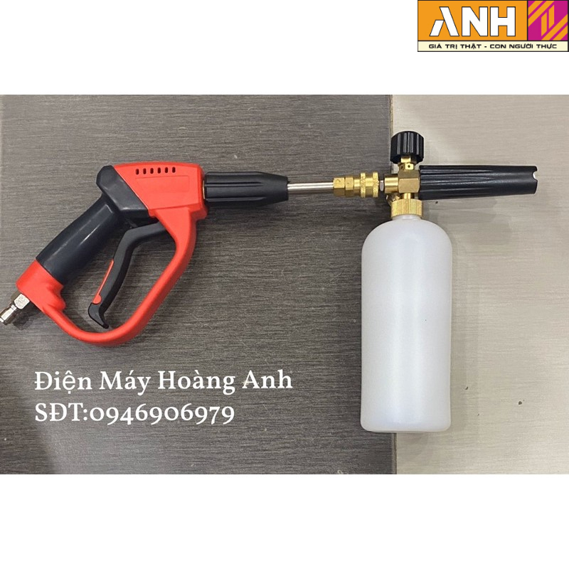 Bình phun tạo bọt tuyết+Tặng kèm đầu cái nối nhanh 1/4 inch