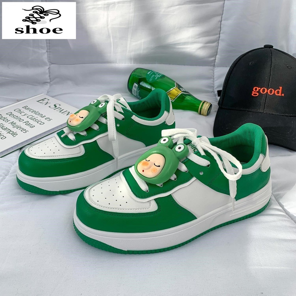 Giày Thể Thao Đế Dày Thoáng Khí Phong Cách Đường Phố Hàn Quốc Cho Nữ