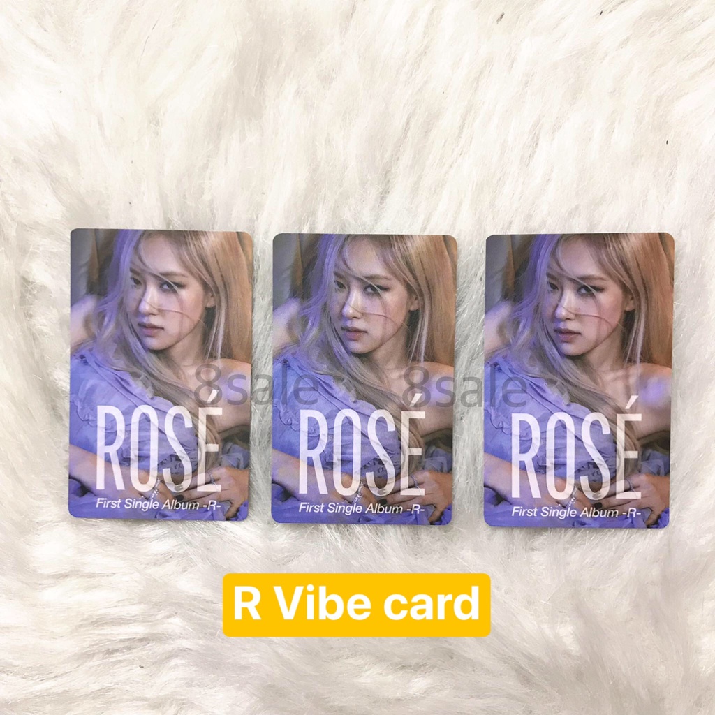 BLACKPINK | - R - photocard (bộ ảnh thần tượng) - Hàng chính hãng