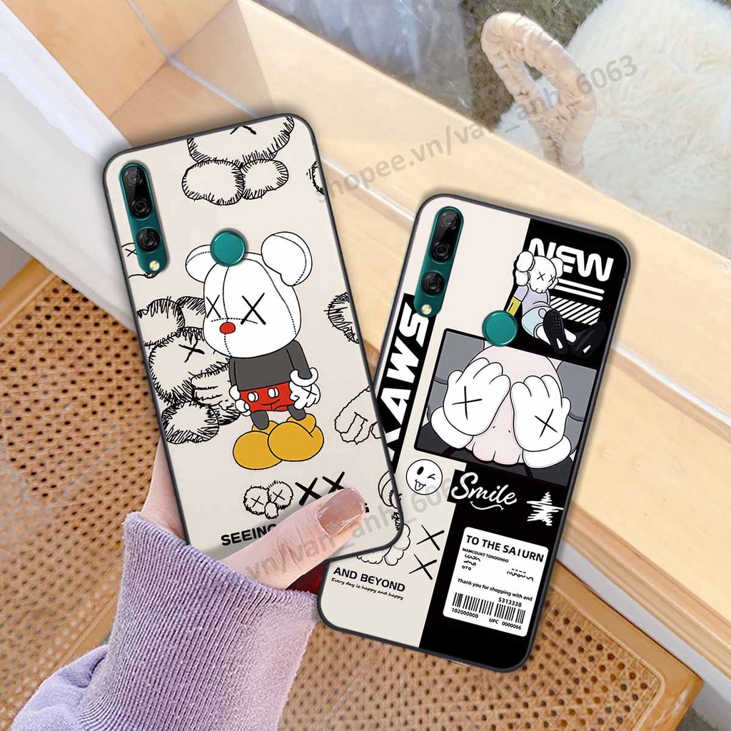 Ốp Huawei Y9 2019 / Y9 Prime 2019 be@r brick mars thời trang, ốp lưng điện thoại viền dẻo siêu chất