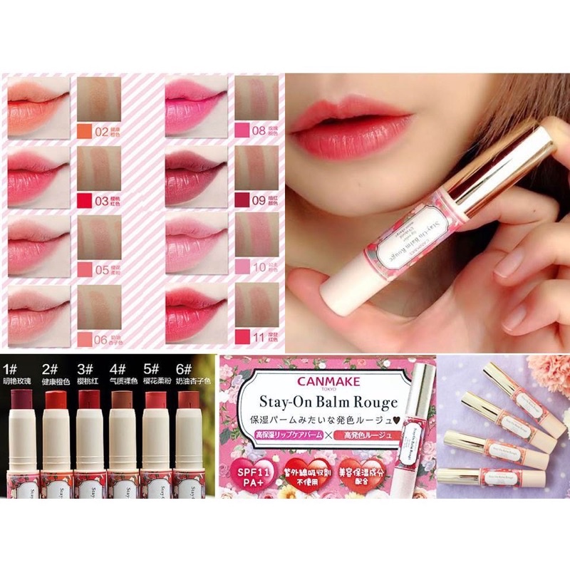 Son Canmake Stay on Balm Rouge