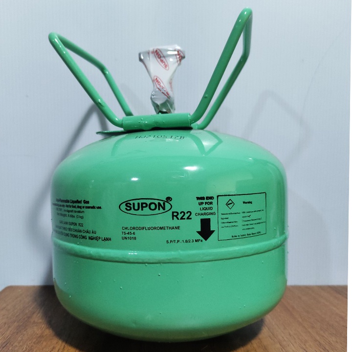 Gas lạnh điều hòa R22 SUPON 3KG, Môi chất lạnh R22