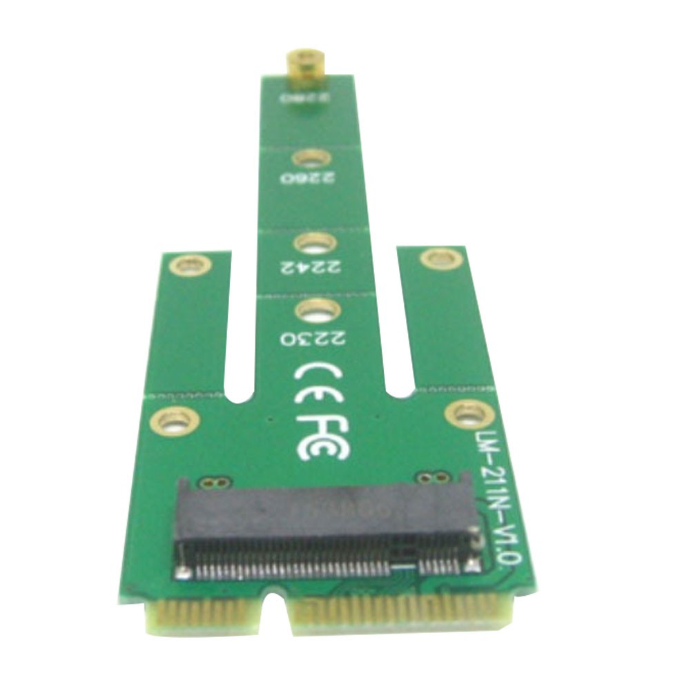 Bộ Chuyển Đổi Hel + Mini Msata Pci-e Sata 3.0 Ssd Sang Ngff M.2 B + M Thẻ