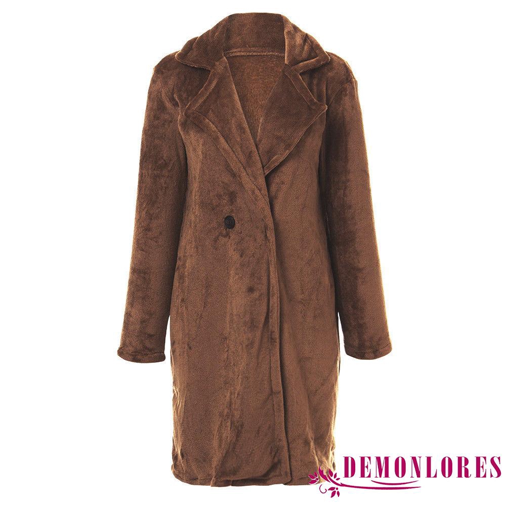 Áo khoác giữ ấm chất cashmere dài tay