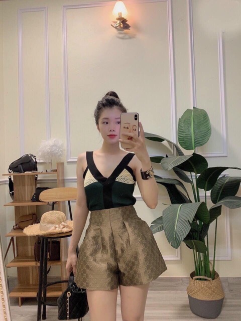 [Mã FAMARAL2 giảm 10K đơn 50K] Quần short phồng GG (135k)