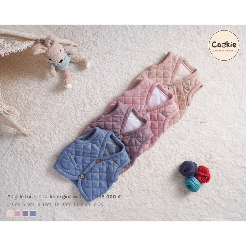 Áo gile trần bông Cookie