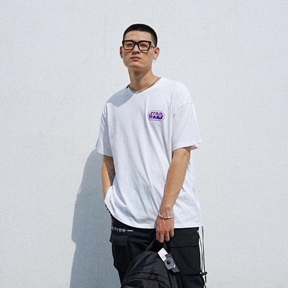Áo Thun BOO Nam Nữ Unisex Form Rộng 100%Cotton In Hình Hologram StarWars