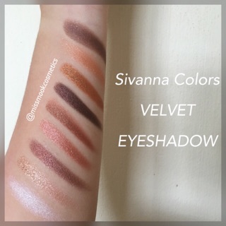 Phấn mắt dạng kem Sivanna Colors Velvet Eyeshadow