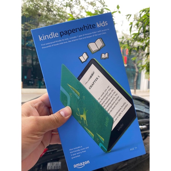 Máy đọc sách kindle paperwhite kids (paperwhite gen 5 ) bảng mới nhất new nguyên seal bảo hành 1 năm