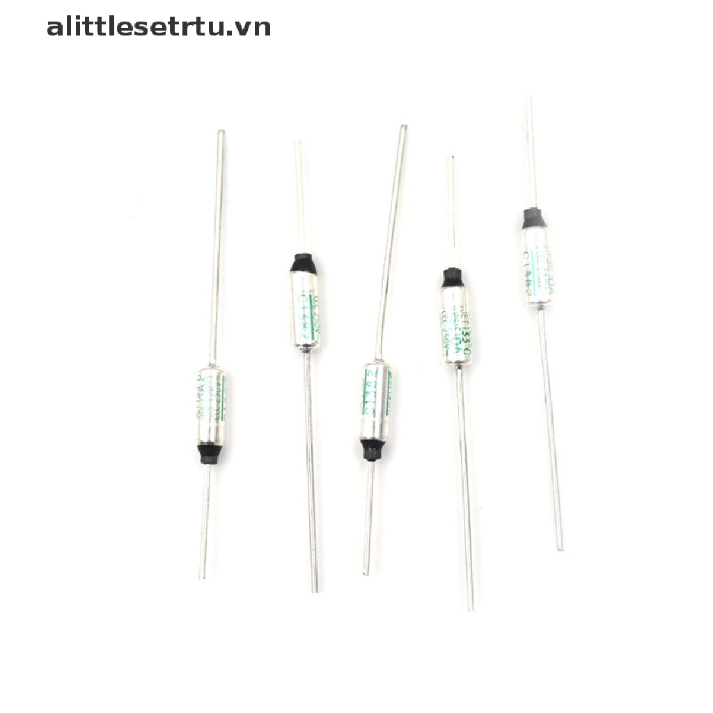 Set 5 Cầu Chì Nhiệt SF129E NEC 133°C 133 Celsius Độ 10A 250V.