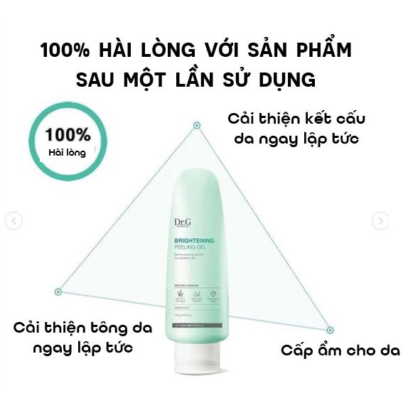 TẨY TẾ BÀO CHẾT DR.G BRIGHT PEELING GEL - LÀM SÁNG DA 120g