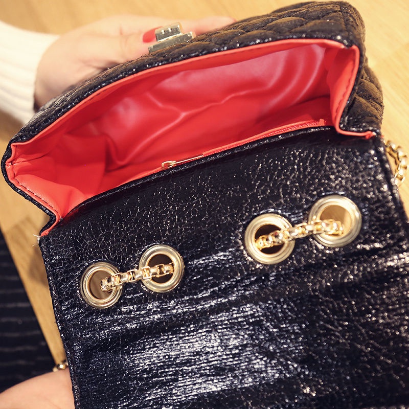 Túi Đeo Chéo Vai Họa Tiết Hình Thoi Mini Thời Trang Sành Điệu Bắt Mắt Cho Nữ