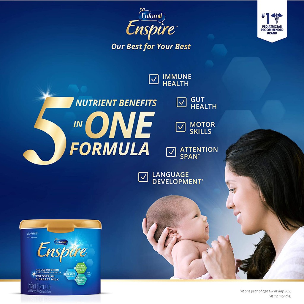 Sữa Enfamil Enspire 581 gram - hàng Mỹ