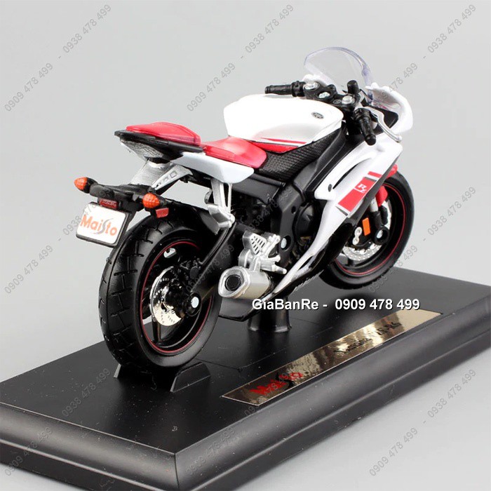 Xe Mô Hình Moto Yamaha YZF-R6 Tỉ Lệ 1:18  - Maisto - 8885